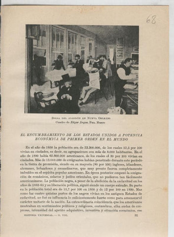 Liberalismo y Nacionalismo 1848-1890: Lamina numerada 68