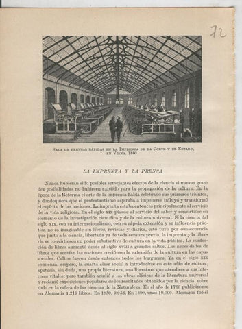 Liberalismo y Nacionalismo 1848-1890: Lamina numerada 72