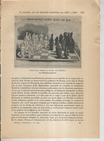 Liberalismo y Nacionalismo 1848-1890: Lamina numerada 92