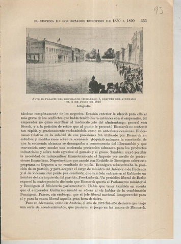 Liberalismo y Nacionalismo 1848-1890: Lamina numerada 93
