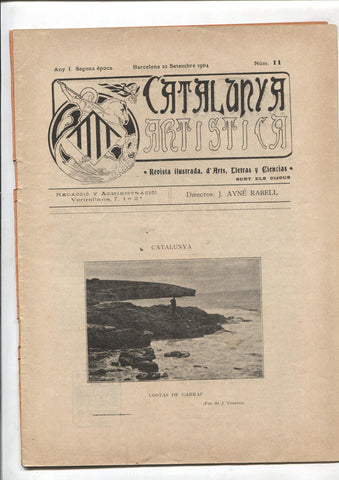 Catalunya Artistica segona epoca numero 11 Costas de Garraf