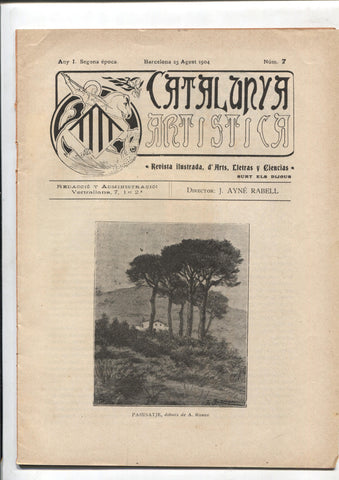 Catalunya Artistica segona epoca numero 07: Pahisatje , dibuix de A.Romeu