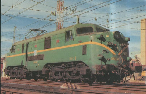 Postal 010882: Locomotora electrica 277-066-7 en Leon 1996
