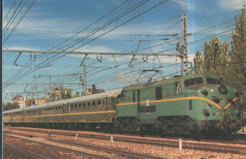 Postal 010883: Tren de la asociacion leonesa del amigos del ferrocarril, leon 1996
