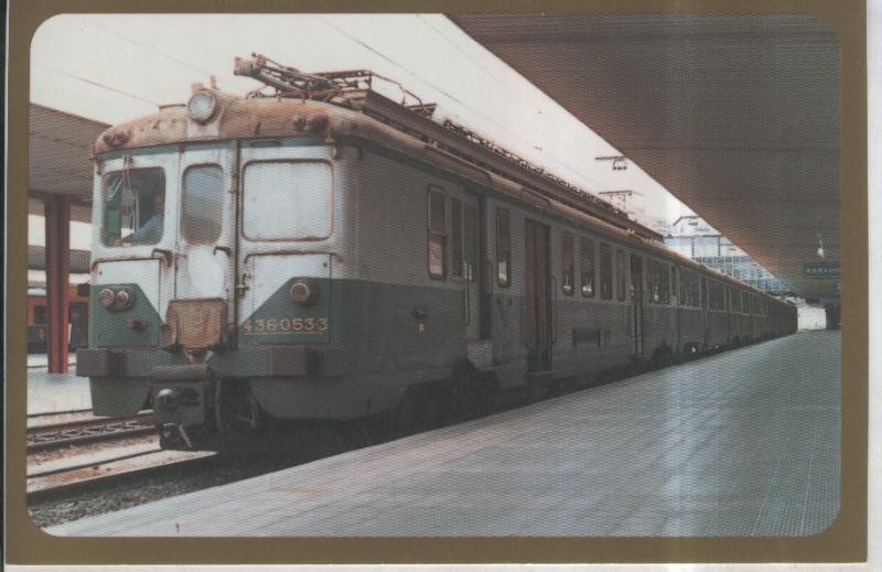 Postal 010884: Unidad electrica 436-053-3, El Portillo,zaragoza 1988