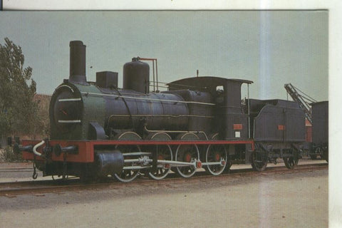 Postal 011006: Locomotora vapor 0-4-0-2082 en Alcazar san Juan en 1986