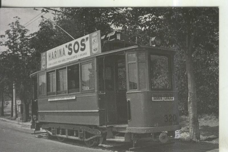 Postal 011007: Tranvias de Barcelona serie 300