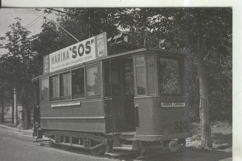 Postal 011007: Tranvias de Barcelona serie 300