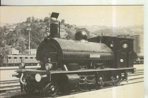 Postal 011008: Locomotora de vapor 130/0201 en Bilbao en 1967