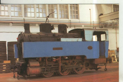 Postal 011012: Locomotora vapor Peñacastillo en Santander en 1993