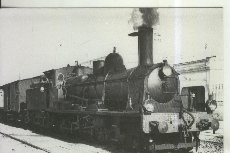 Postal 011017: Locomotora vapor 230-4126 en San Bernardo, Sevilla en 1967