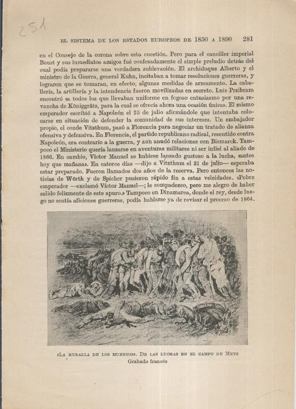 Liberalismo y Nacionalismo 1848-1890: Lamina numerada 251