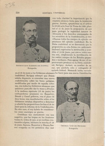 Liberalismo y Nacionalismo 1848-1890: Lamina numerada 258