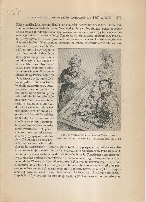 Liberalismo y Nacionalismo 1848-1890: Lamina numerada 267