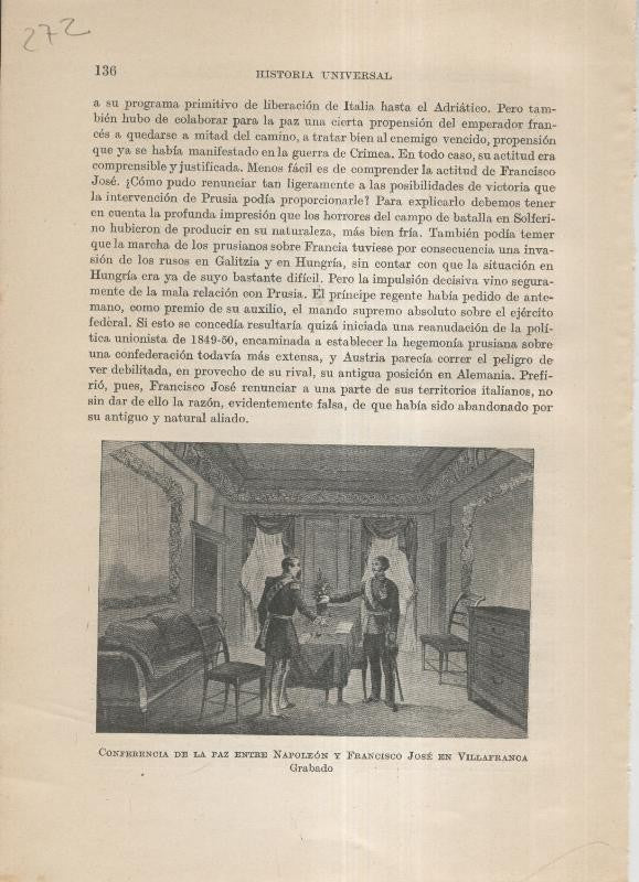 Liberalismo y Nacionalismo 1848-1890: Lamina numerada 272