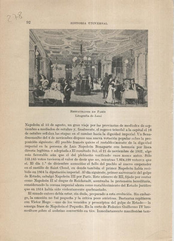 Liberalismo y Nacionalismo 1848-1890: Lamina numerada 278
