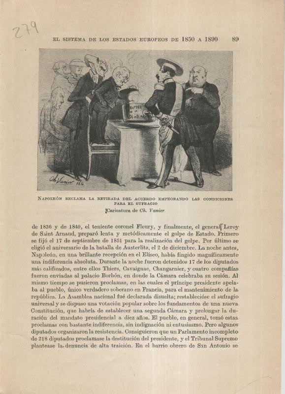 Liberalismo y Nacionalismo 1848-1890: Lamina numerada 279