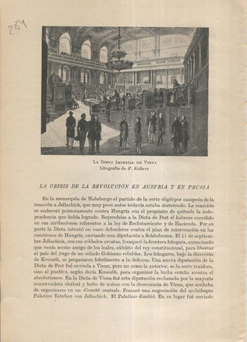 Liberalismo y Nacionalismo 1848-1890: Lamina numerada 284