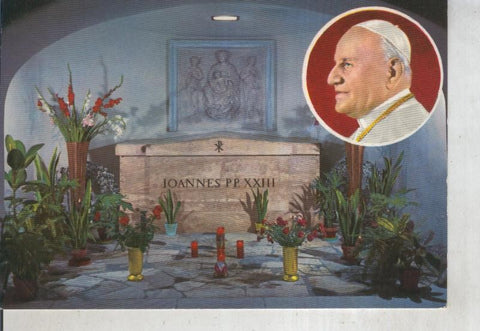 Postal 011029: Tumba del Papa Juan XXIII en la basilicia de San Pedro en el Vaticano
