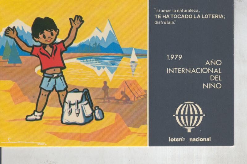 Postal 011042: Loteria Nacional: 1979 año internacional del niño
