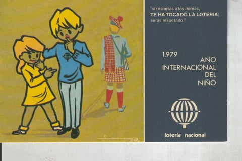 Postal 011043: Loteria Nacional: 1979 año internacional del niño