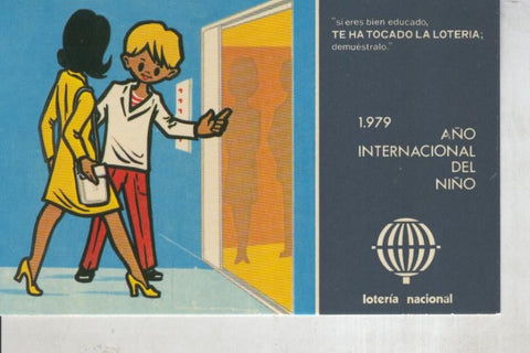 Postal 011044: Loteria Nacional: 1979 año internacional del niño