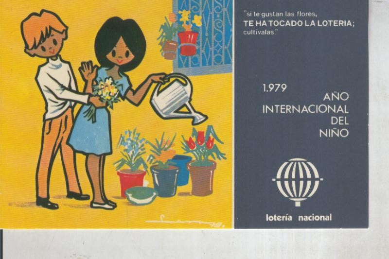 Postal 011047: Loteria Nacional: 1979 año internacional del niño