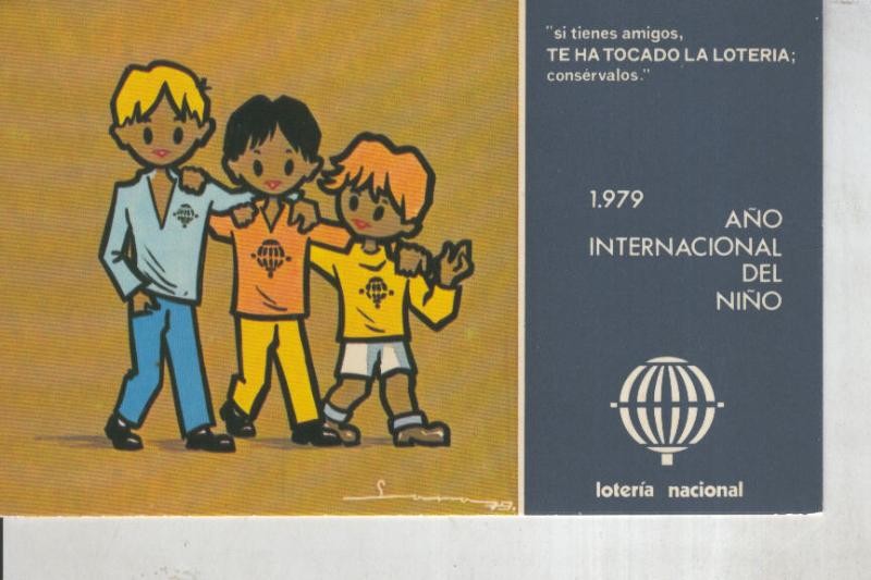 Postal 011053: Loteria Nacional: 1979 año internacional del niño