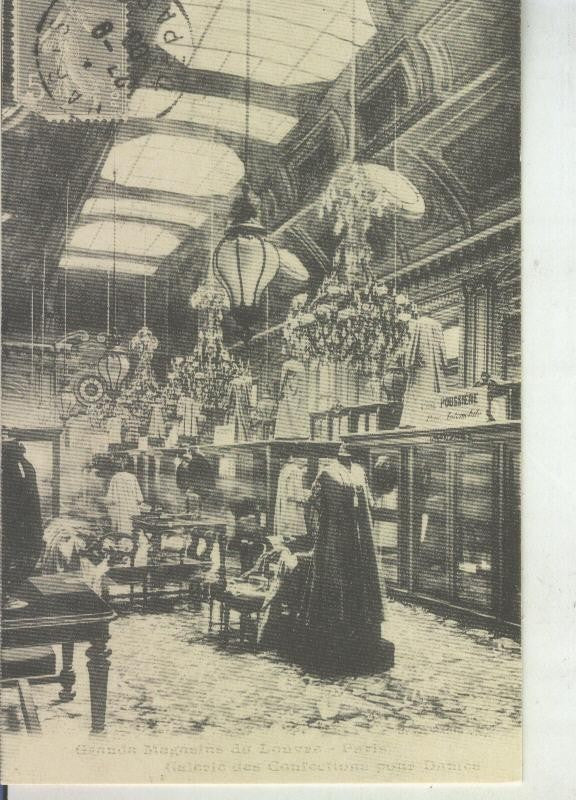 Postal 011082:  Grandes almacenes del Louvre