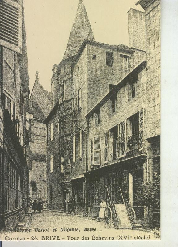 Postal 011085: Brive la Gaillarde au temp des echevins