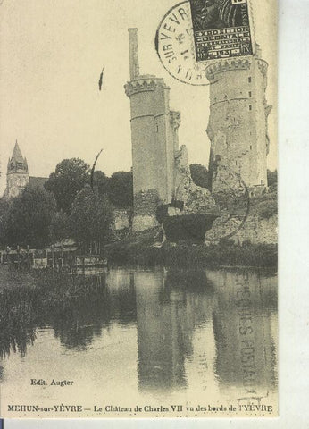 Postal 011098: Castillo de Carlos VII en Mehun sur Yevre
