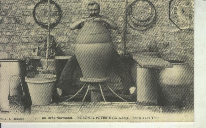 Postal 011123: Au gres Normand. Noron la poterie