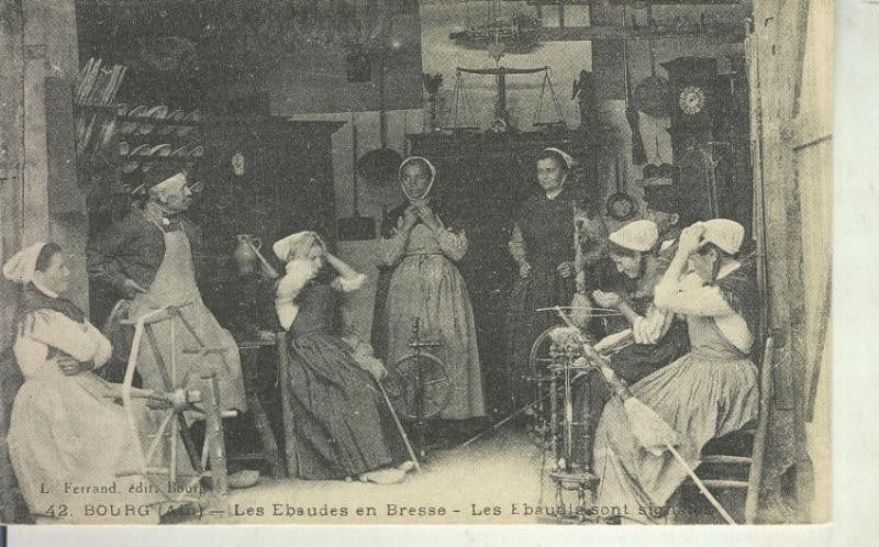 Postal 011137: Les ebaudes en Bresse