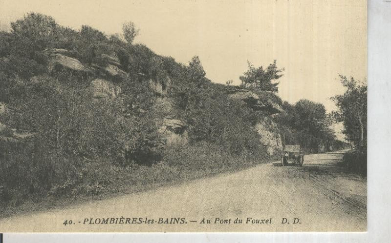 Postal 011152: Plombieres-les-Bains-au pont du fouxcel