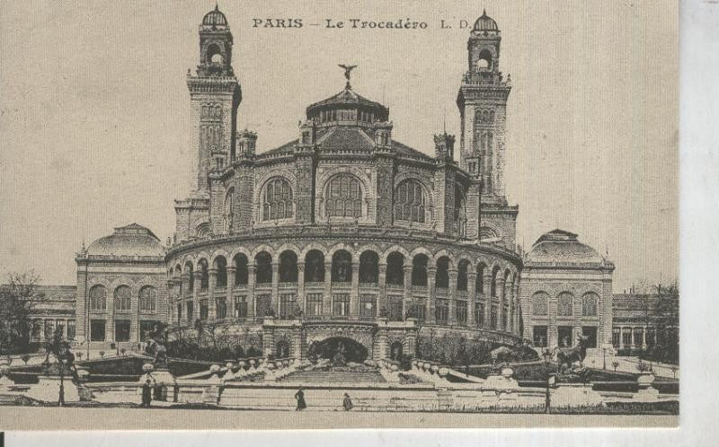 Postal 011154: Trocadero de Paris