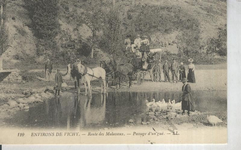 Postal 011156: Environs de Vichy-Route des Malavaux