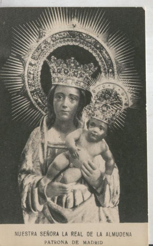 Postal 011159: Virgen Ntra Sra de la Almudena, patrona de Madri