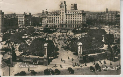 Postal 011161: Plaza Cataluña en Barcelona