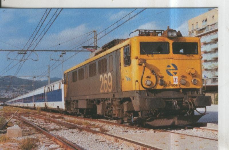 Postal 011241: Locomotora electrica 269-904