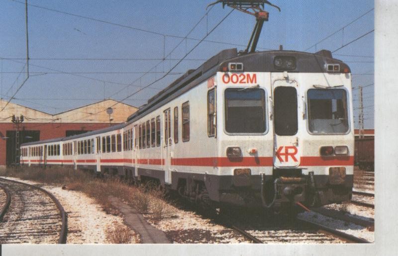 Postal 011163: Unidades electricas S-440-001/253 en Zaragoza en 1997