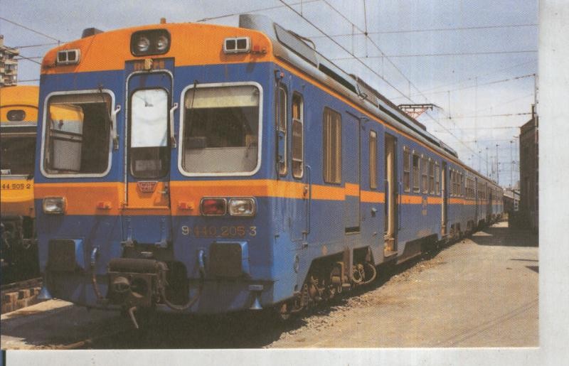 Postal 011168: Unidades electricas S-440-001/253 en Santander en 1990