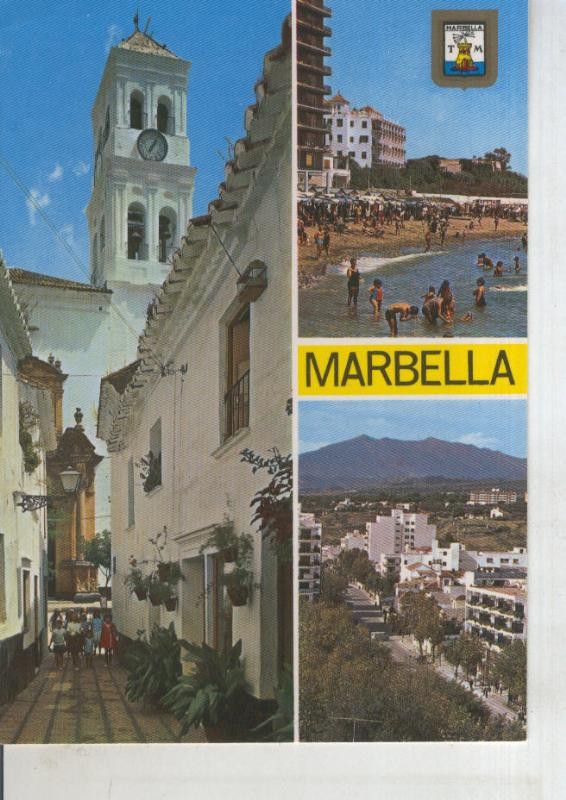 Postal 011176: Vistas tipicas de Marbella