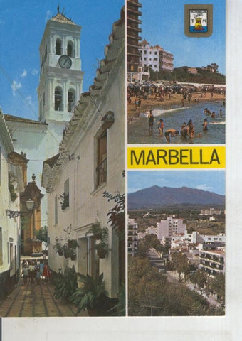 Postal 011176: Vistas tipicas de Marbella