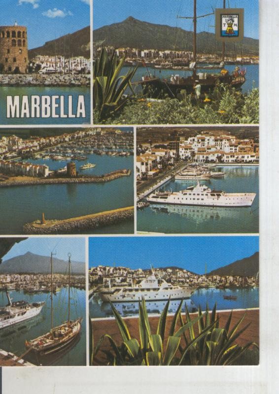 Postal 011177: Vistas tipicas de Marbella