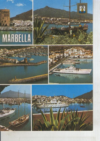Postal 011177: Vistas tipicas de Marbella