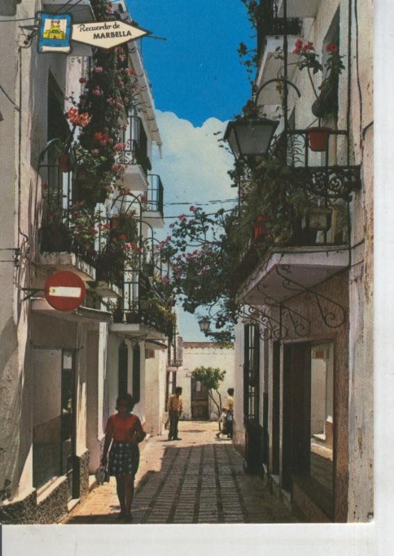 Postal 011189: Calle tipica de Marbella