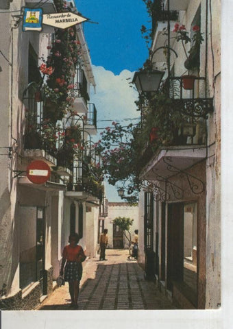 Postal 011189: Calle tipica de Marbella
