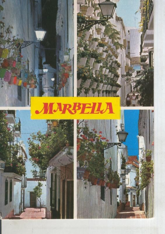Postal 011195: Calles tipicas de Marbella