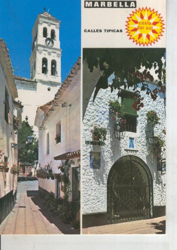 Postal 011202: Calles tipicas de Marbella