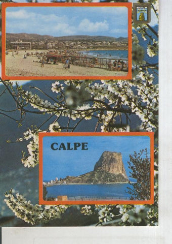 Postal 011204: Playa y Peñon de Ifach en Calpe, alicante